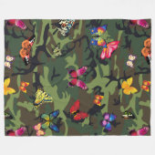 Polaire couverture de camouflage papillon (Devant (Horizontal))