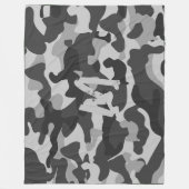 Polaire Couverture de Camping Camouflage avec Initiale Enf (Devant)