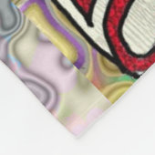 Polaire Couverture de champignons magiques psychédéliques  (Coin)