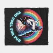 Polaire Couverture de chat Sphynx Trop cool pour les poils (Devant (Horizontal))