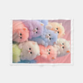 Polaire Couverture de chatons pastel moelleux (Devant (Horizontal))
