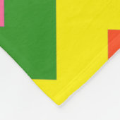 Polaire couverture de chevron arc-en-ciel (Coin)