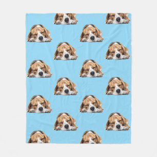 Polaire Couverture de chien Beagle endormi