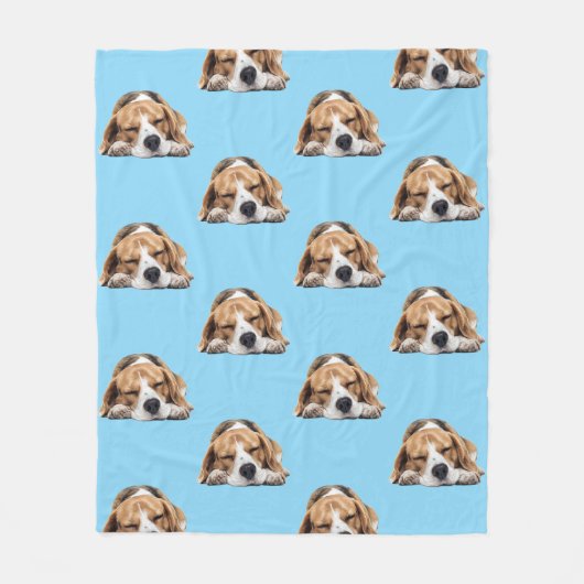 Polaire Couverture de chien Beagle endormi (Devant)