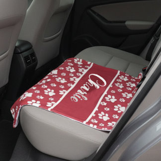 Polaire Couverture de chien personnalisée Empreinte de pat