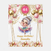 Polaire Couverture de citation drôle personnalisée pour gr (Devant)