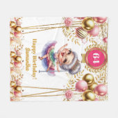 Polaire Couverture de citation drôle personnalisée pour gr (Devant (Horizontal))