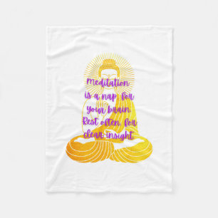 Polaire Couverture de citations douillettes de BuddhaToday