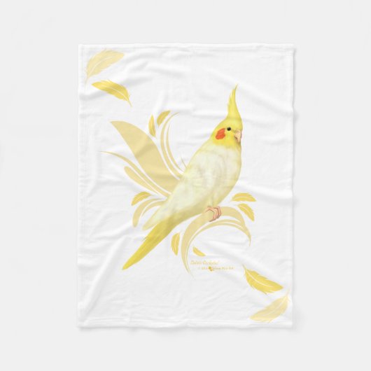Polaire Couverture de Cockatiel de Lutino (Devant)