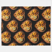 Polaire couverture de coeur steampunk (Devant (Horizontal))