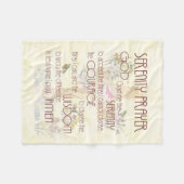 Polaire Couverture de confort de prière de sérénité (Devant (Horizontal))