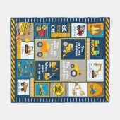 Polaire Couverture de construction, cadeaux de constructio (Devant (Horizontal))