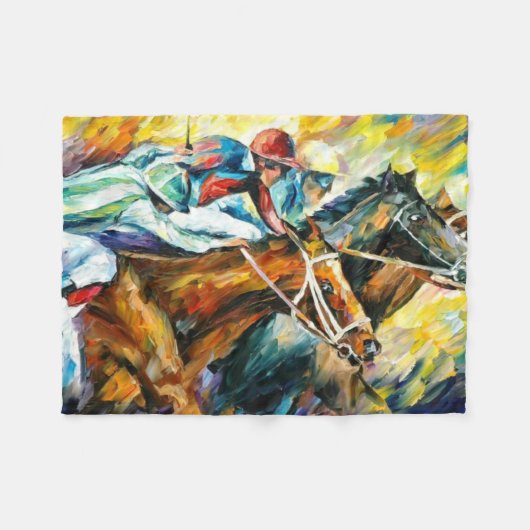 Polaire Couverture de course de chevaux (Devant (Horizontal))
