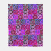 Polaire Couverture de courtepointe Boho - violet (Devant)