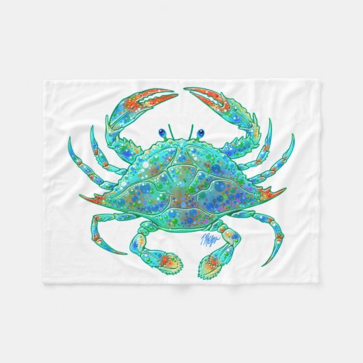 Polaire Couverture de crabe bleu (Devant (Horizontal))