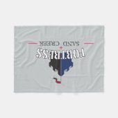 Polaire Couverture de crique de sable de forteresse (Devant (Horizontal))