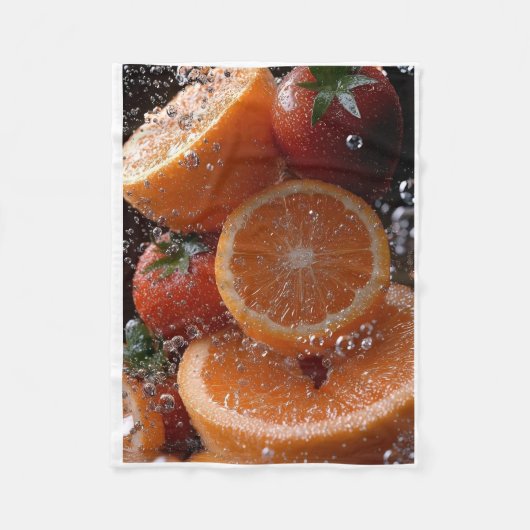 Polaire Couverture de décoration ADOM Fresh Citrus Splash (Devant)