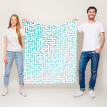 Couverture de dégradé bleu