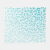 Polaire Couverture de dégradé bleu (Devant (Horizontal))