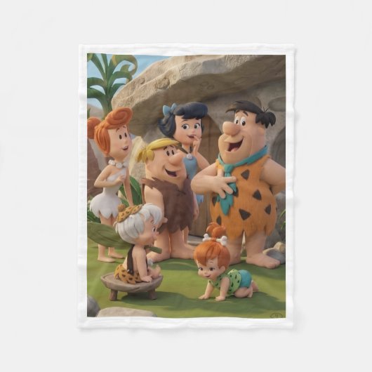 Polaire Couverture de dessin animé classique ADOM Caveman (Devant)
