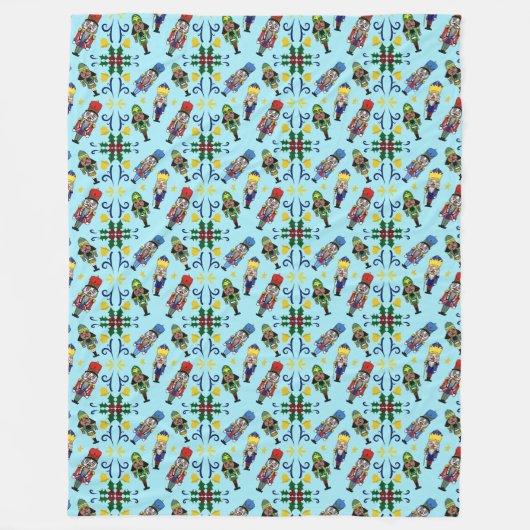 Polaire Couverture de fêle de Noël (Devant)