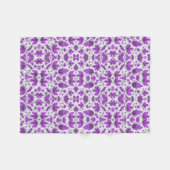 Polaire Couverture de feuilles d'érable violettes (Devant (Horizontal))