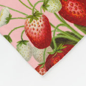Polaire couverture de fraises vintages (Coin)
