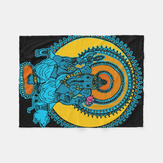 Polaire couverture de ganesh (Devant (Horizontal))