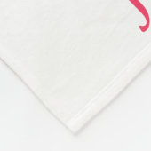 Polaire Couverture de gâteau rose Whimsy personnalisée (Coin)