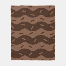 Couverture de glace au chocolat fondue