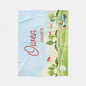 Polaire Couverture de golf, Couverture de pépinière de gol (Devant)