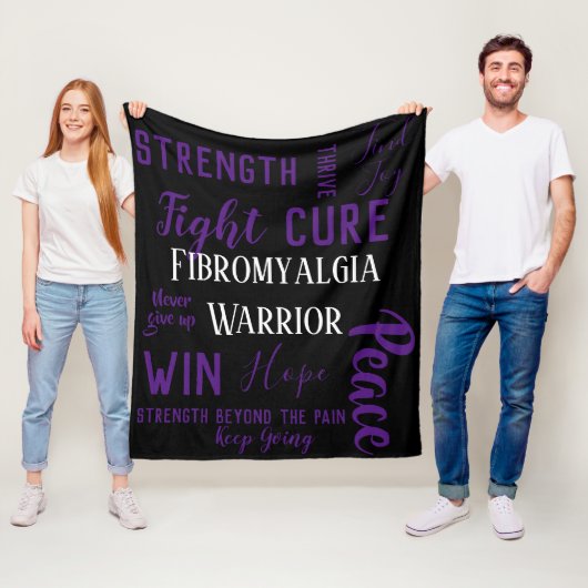 Polaire Couverture de guerrier de fibromyalgie (En situation)
