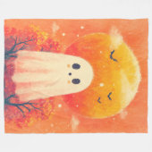 Polaire Couverture de Halloween mignonne et confortable (Devant (Horizontal))