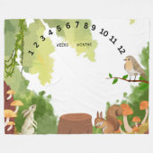 Polaire Couverture de jalon de forêt (Devant (Horizontal))