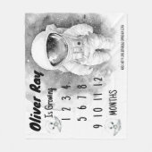 Polaire Couverture de jalon du petit astronaute (Devant)