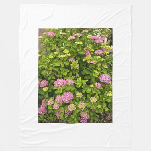 Polaire Couverture de jardin à fleurs roses (Devant)
