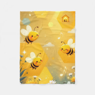 Polaire Couverture de jardin abeille miel confortable