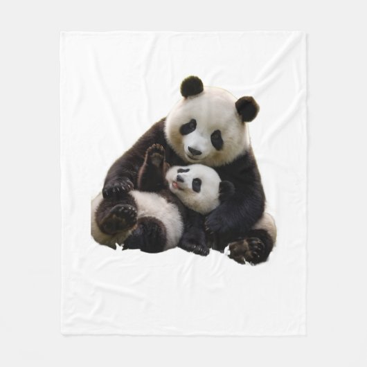 Polaire Couverture de jet ADOM Premium Panda Bear pour nur (Devant)