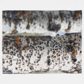 Polaire Couverture de jet d'arbre de bouleau (Devant (Horizontal))