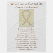 Polaire Couverture de la flotte d'art de l'or et du gris (Devant)