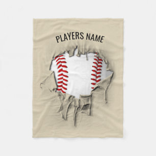 Polaire Couverture de la flotte de baseball déchirée