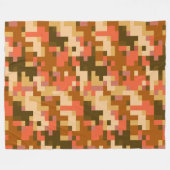 Polaire Couverture de la flotte de camouflage numérique or (Devant (Horizontal))