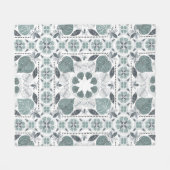 Polaire Couverture de la flotte de conception de Motif feu (Devant (Horizontal))