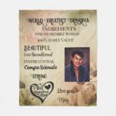 Polaire Couverture de la flotte de grand-mère du monde (Devant)