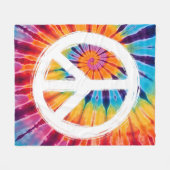 Polaire Couverture de la flotte de la cravate-Dye (Devant (Horizontal))