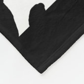 Polaire Couverture de la flotte de Motif Monogramme (Coin)