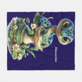 Polaire Couverture de la flotte de serpent personnalisée (Devant (Horizontal))