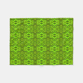 Polaire Couverture de la flotte de texture de serpent vert (Devant (Horizontal))