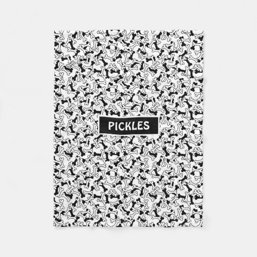 Polaire Couverture de la flotte d'os de chien (Devant)