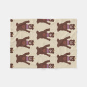 Polaire Couverture de la flotte d'ours Brown (Devant (Horizontal))
